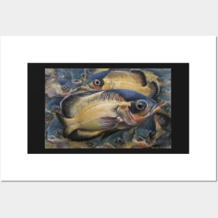 Oscar Fish - Drawing by Avril Thomas - Adelaide / South Australia Artist Posters and Art